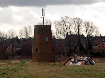 remains of windmill January 2008